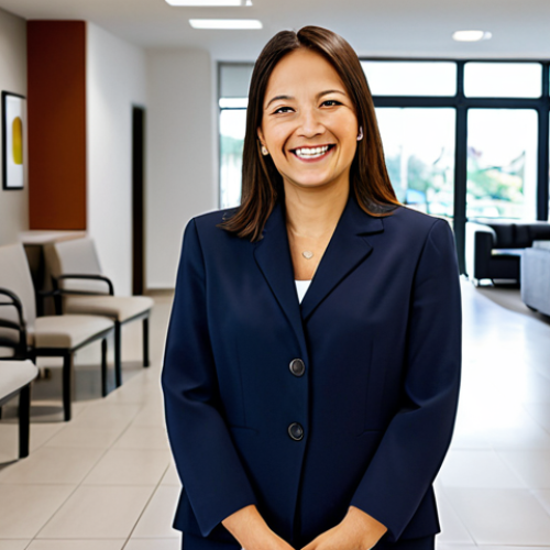 **

"A friendly and approachable apartment building manager, fully clothed in professional attire, smiling warmly while interacting with residents in the lobby of a modern apartment building. Background includes a clean, well-maintained reception area. Safe for work, appropriate content, perfect anatomy, correct proportions, natural pose, professional, family-friendly."

**
