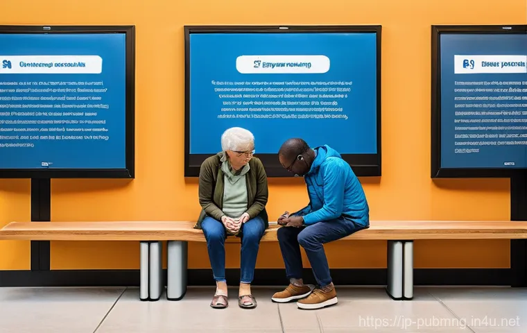 공공관리사 직무에서의 윤리적 문제와 해결 방법 - **Prompt 1: Digital Ethics in Public Service**
    "A vibrant, high-tech government office bustling ...