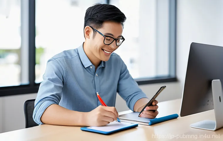 공공관리사 실무에서의 주요 문제와 해결 방법 - **Prompt 1: Online Application and Citizen Convenience**
    "A bright, modern government service ce...