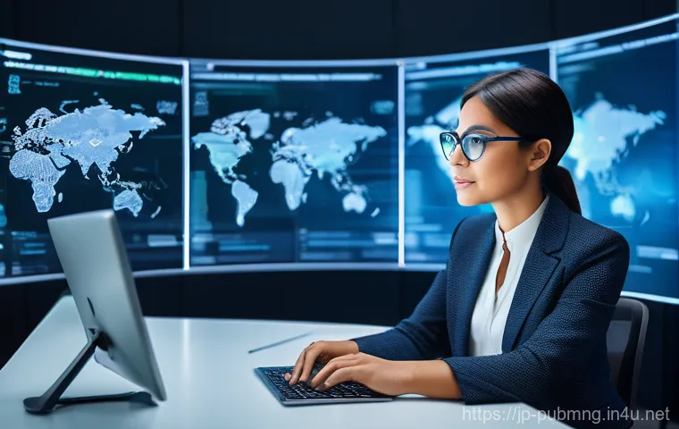 공공관리사 실무에서의 협업 기술 - **Prompt:** Inside a modern, open-plan government office, three professional public administrators a...