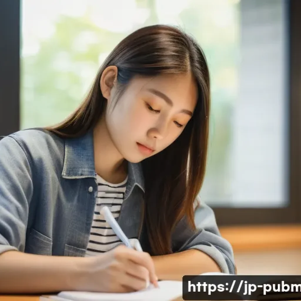 공공관리사 시험 준비 과정에서의 시간 관리 방법 - A focused young Japanese student studying for a civil service exam in a quiet, modern library settin...